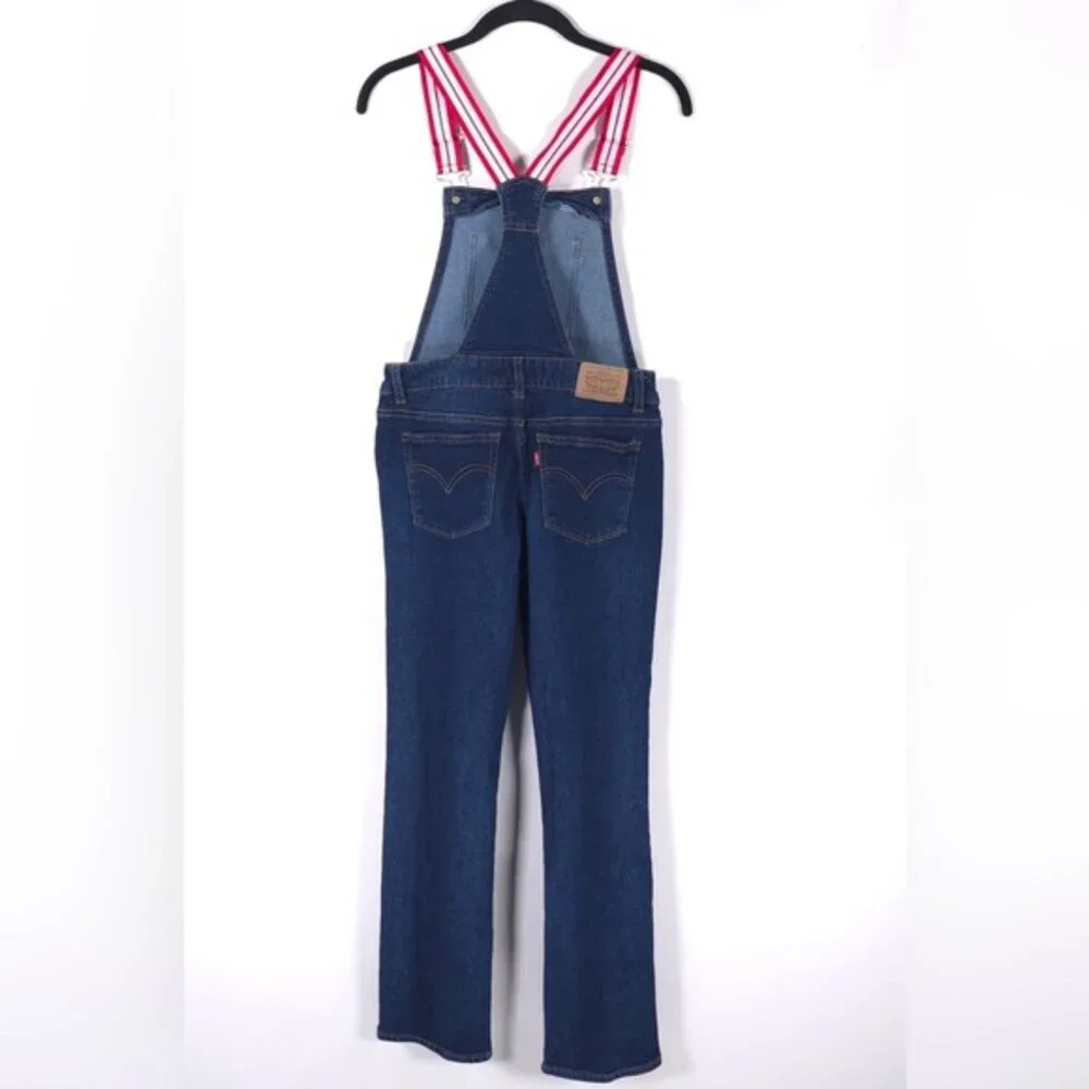 Levi’s OVERALL Girlfriend Adjustable‎ Shoulder Straps Size 14 Reg Girls